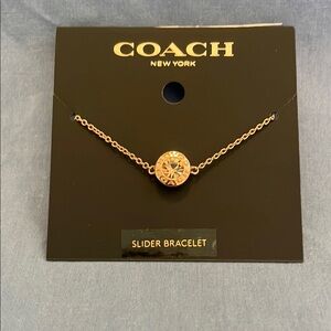Coach Gold Slider Bracelet